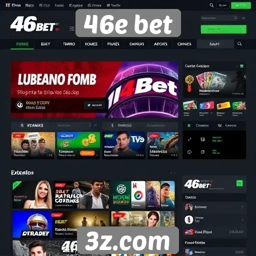 Análise das funcionalidades do site 46e bet